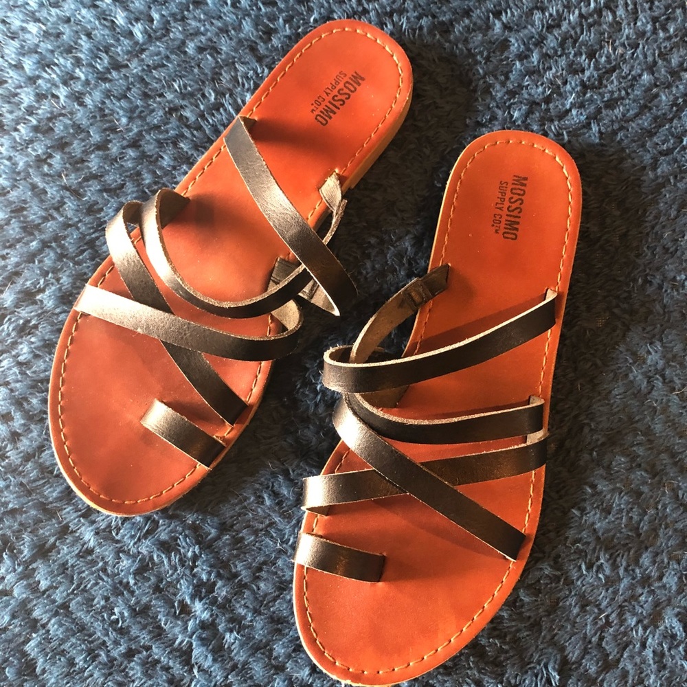 Strappy Slide On Sandals